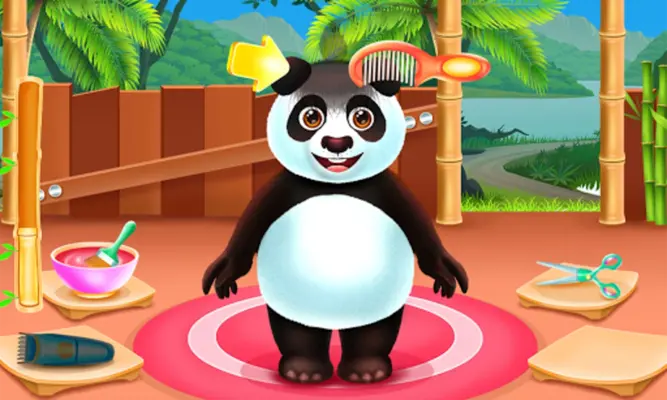 Virtual Pet Panda Caring Game android App screenshot 1