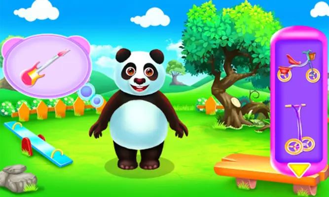 Virtual Pet Panda Caring Game android App screenshot 2